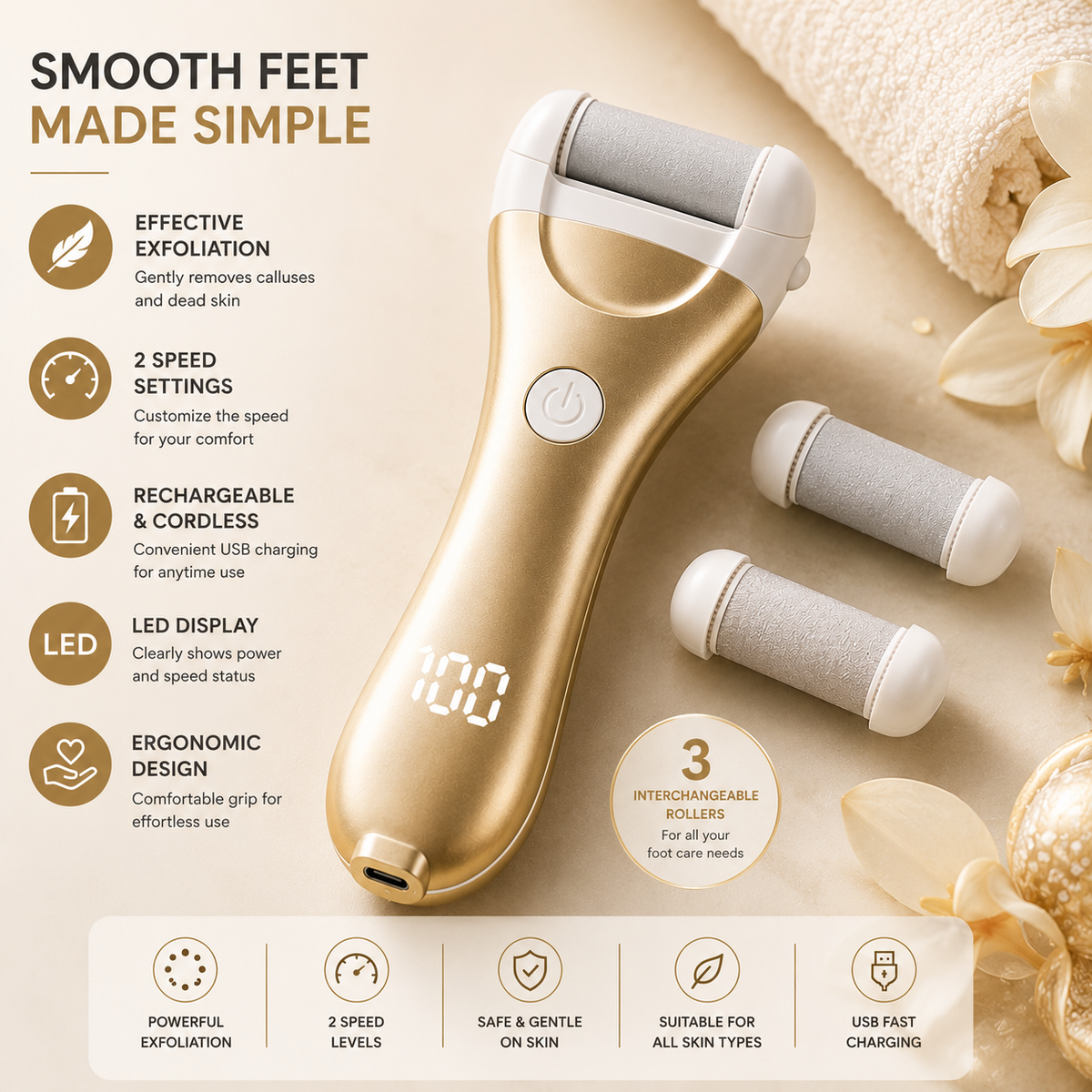VelvetHeel Callus Remover